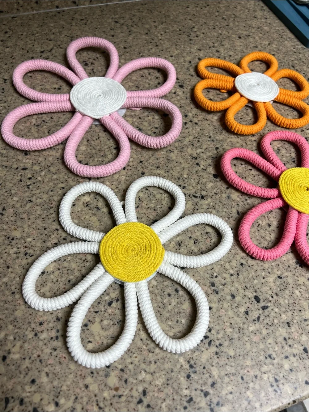 Flower Wall Decor- Set of 4